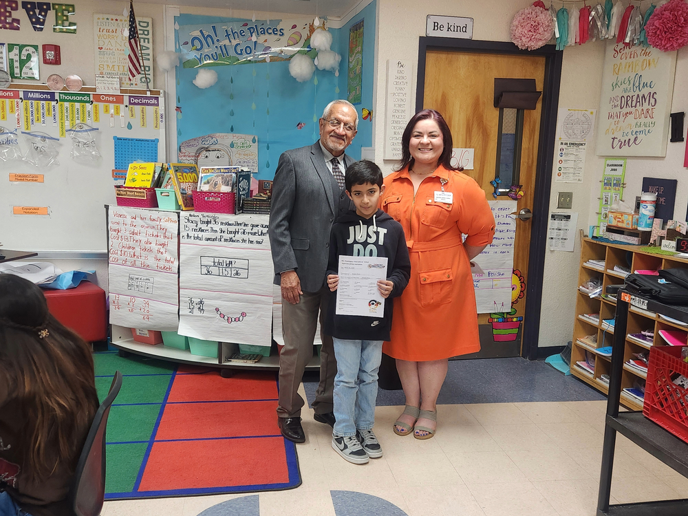 Board member Ochoa and principal of REL