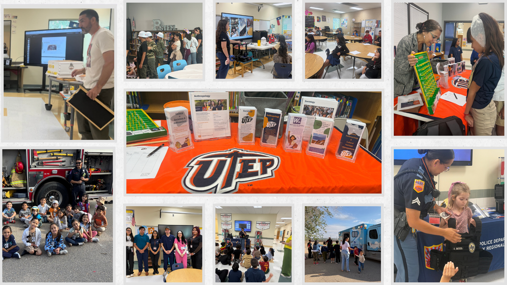 Photos of career day presentations