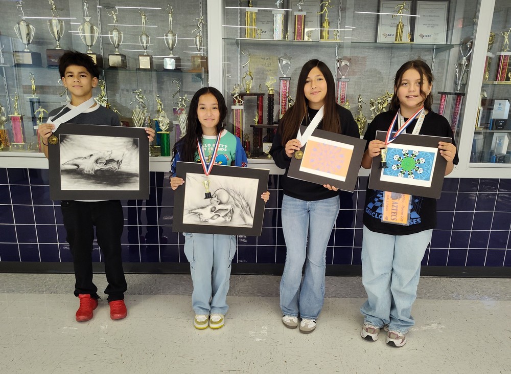 UIL Art Winners for Bel Air Middle School