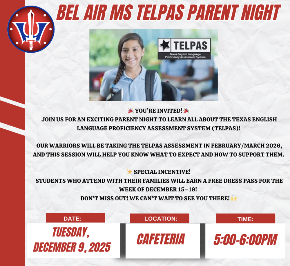 TELPAS Parent Night