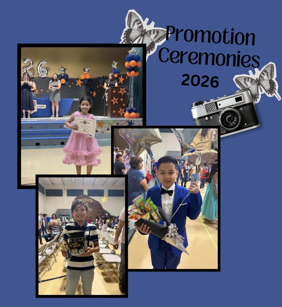 Students apromotion ceremony holiding gifts from parents
