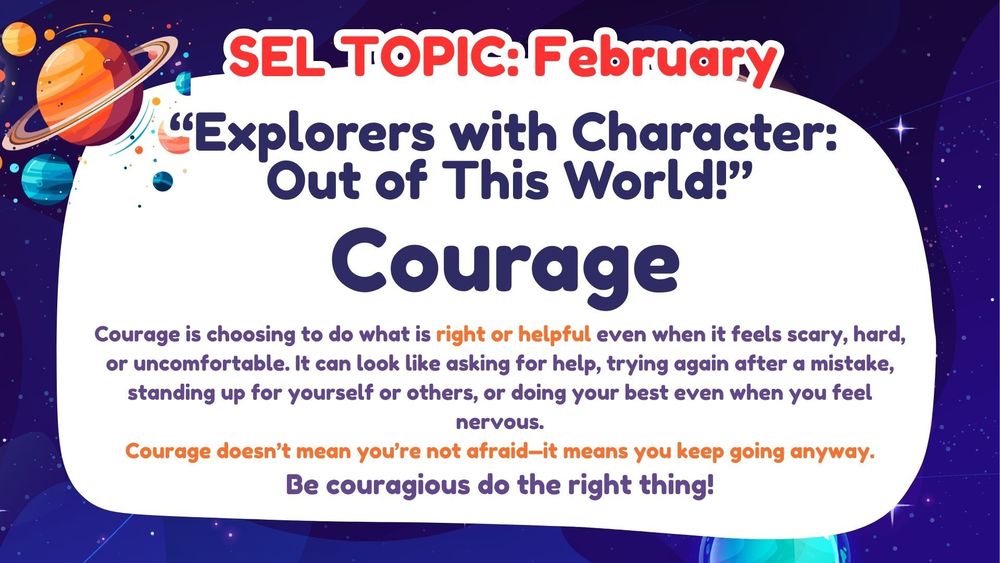 Explorers of the month flyer