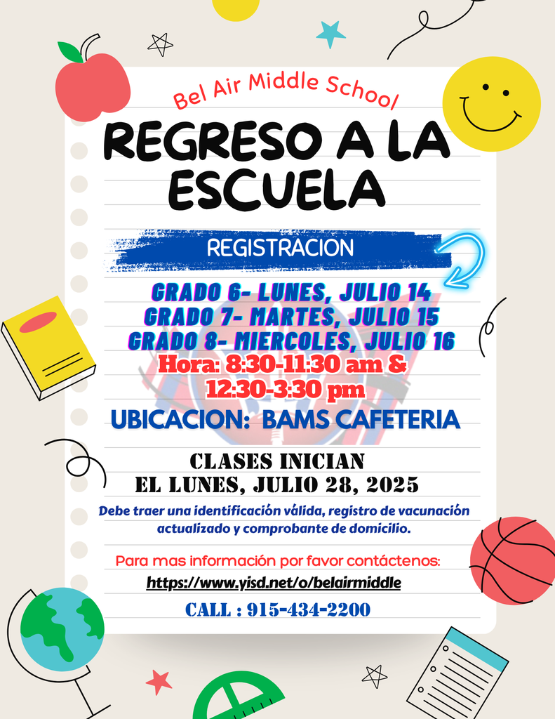 Spanish Registration Flyer