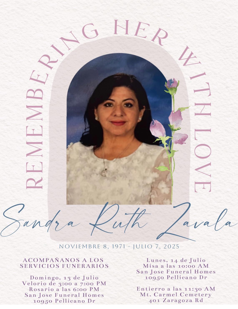 Remembering Mrs. Zavala with love