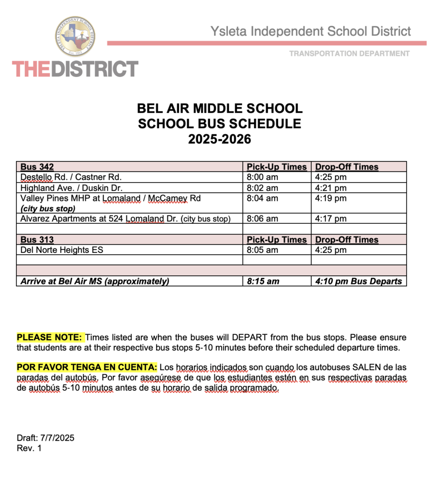 Bus Routes Flyer