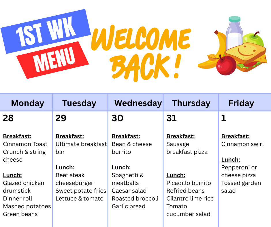 lunch menu