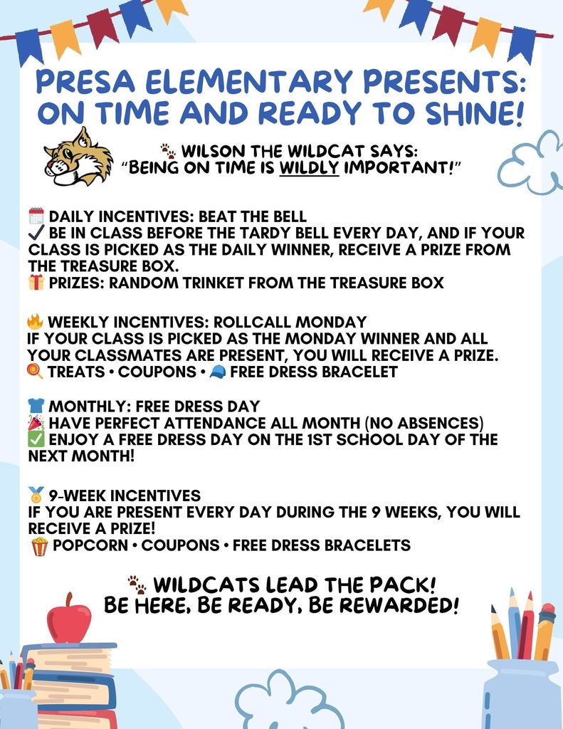 On Time and Ready to Shine Flyer