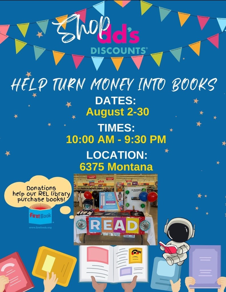 DD's money for books flyer