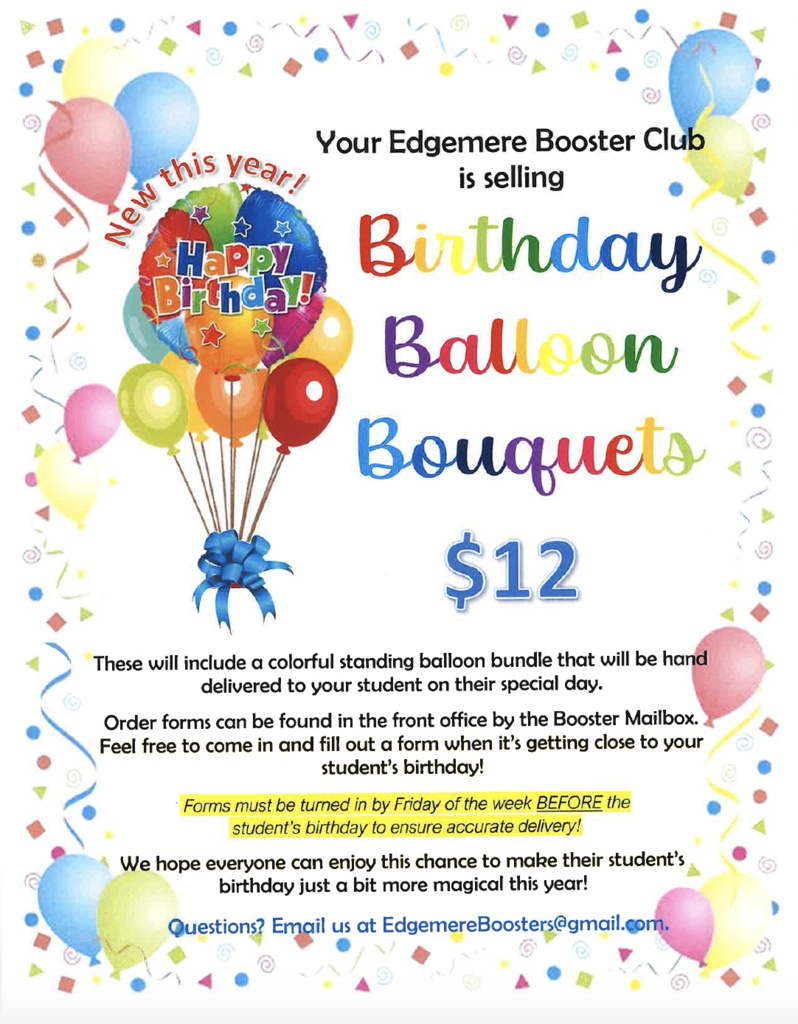 Balloon bouquet flyer