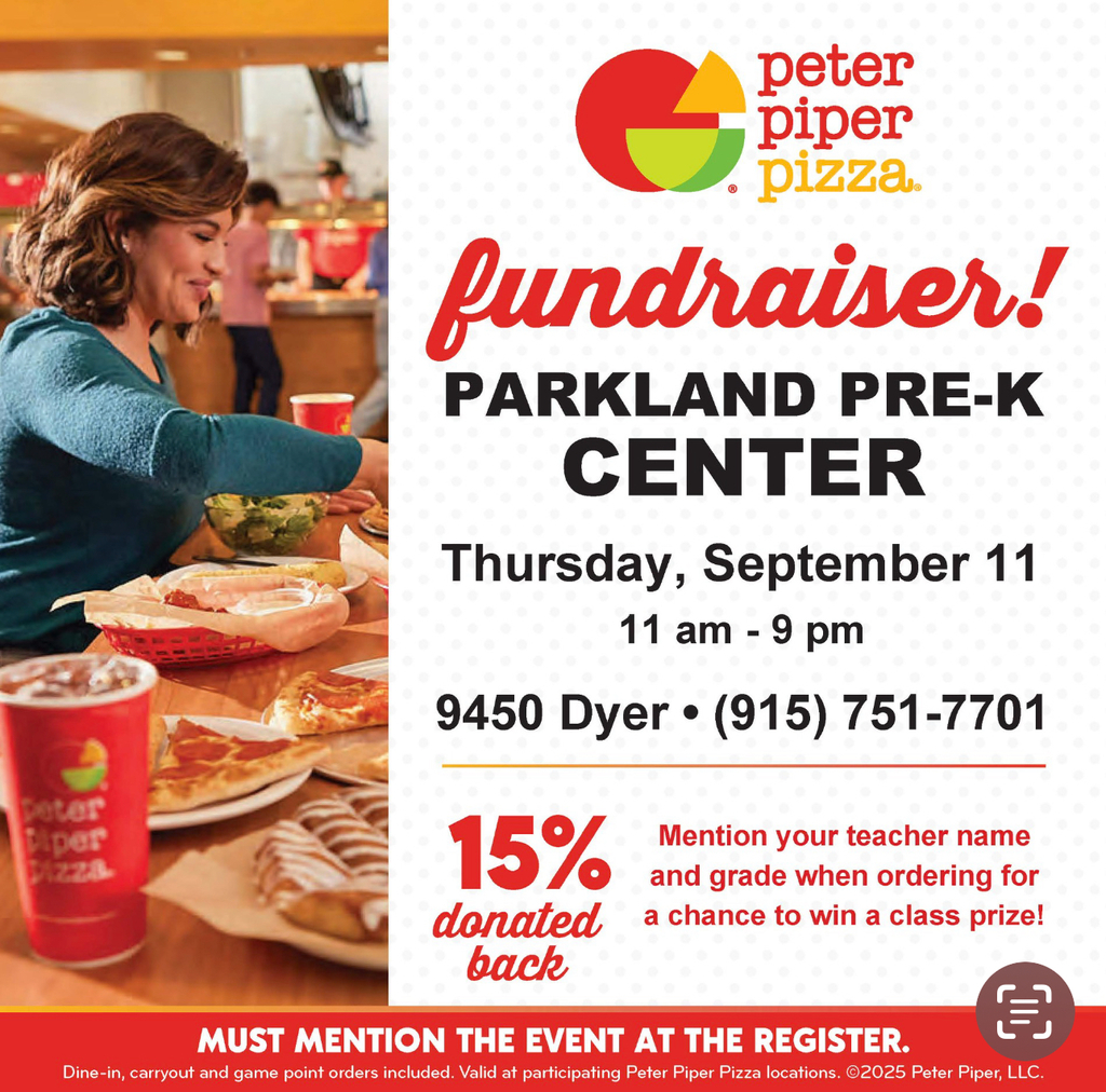 Parkland Pre-K Center Fundraiser!