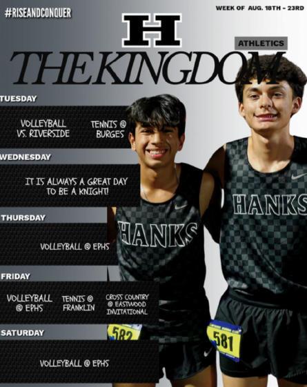 The Kingdom Athletics Schedule