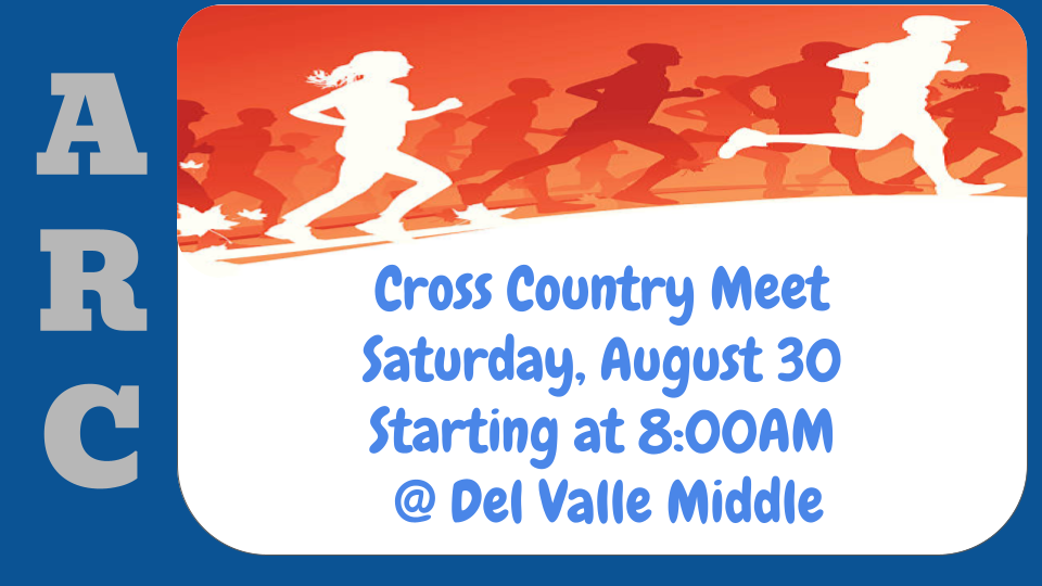 Cross Country meet announcement