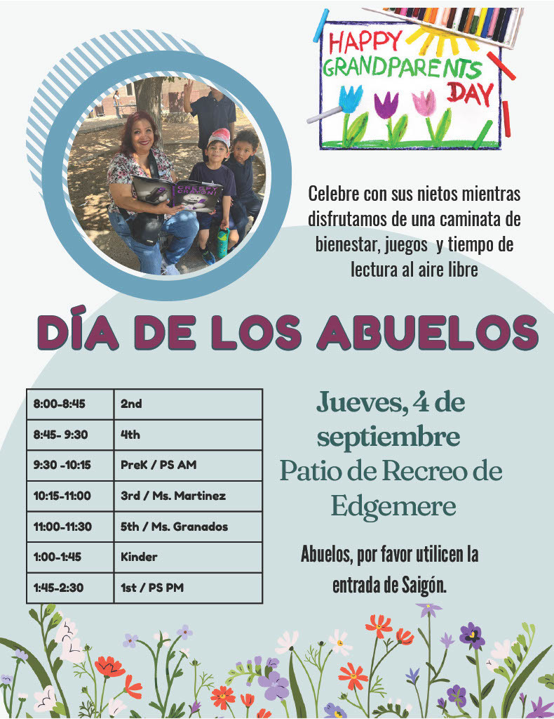 Grandparent's Day Flyer spanish