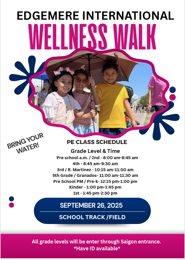 Wellness walk flyer