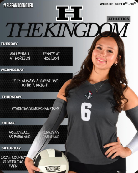 The Kingdom Athletics Schedule