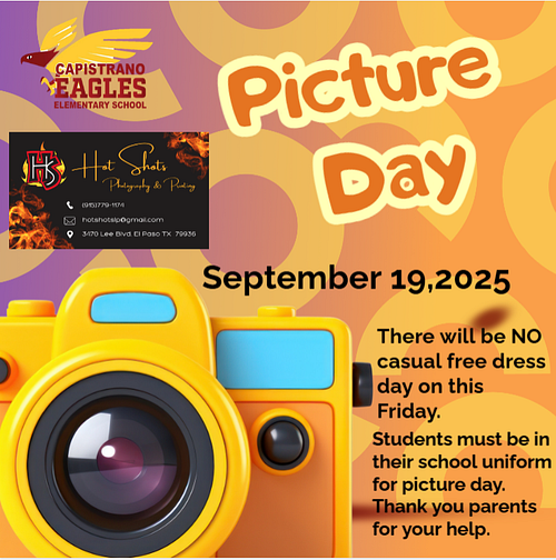 picture day flyer