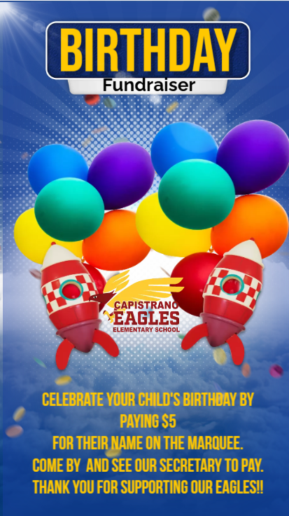 birthday fundraiser flyer