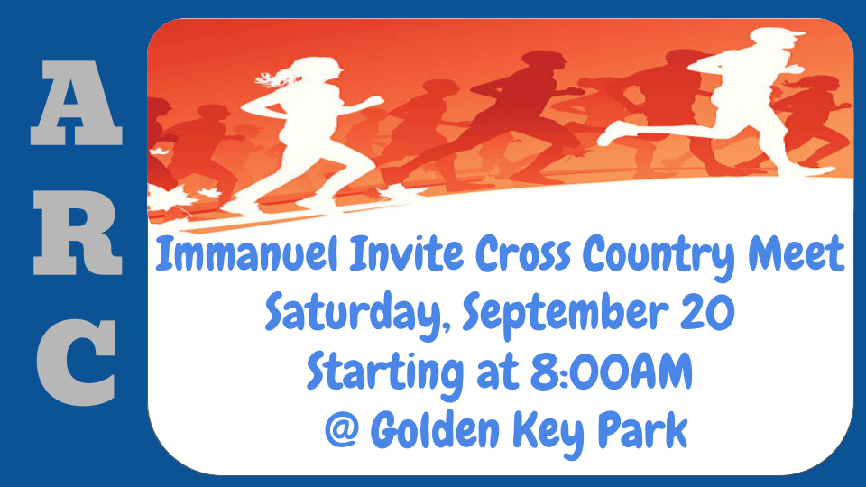 Cross Country meet announcement