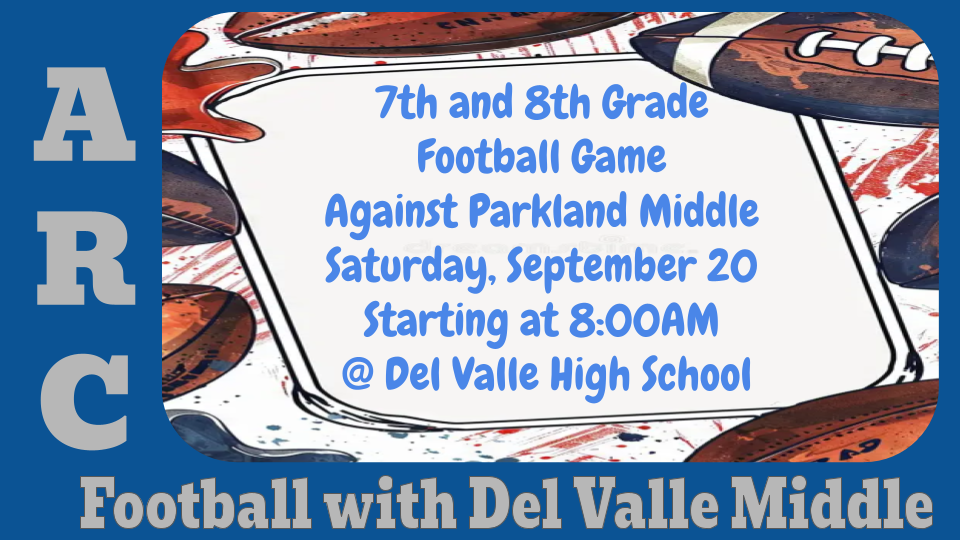 DV Football game announcement