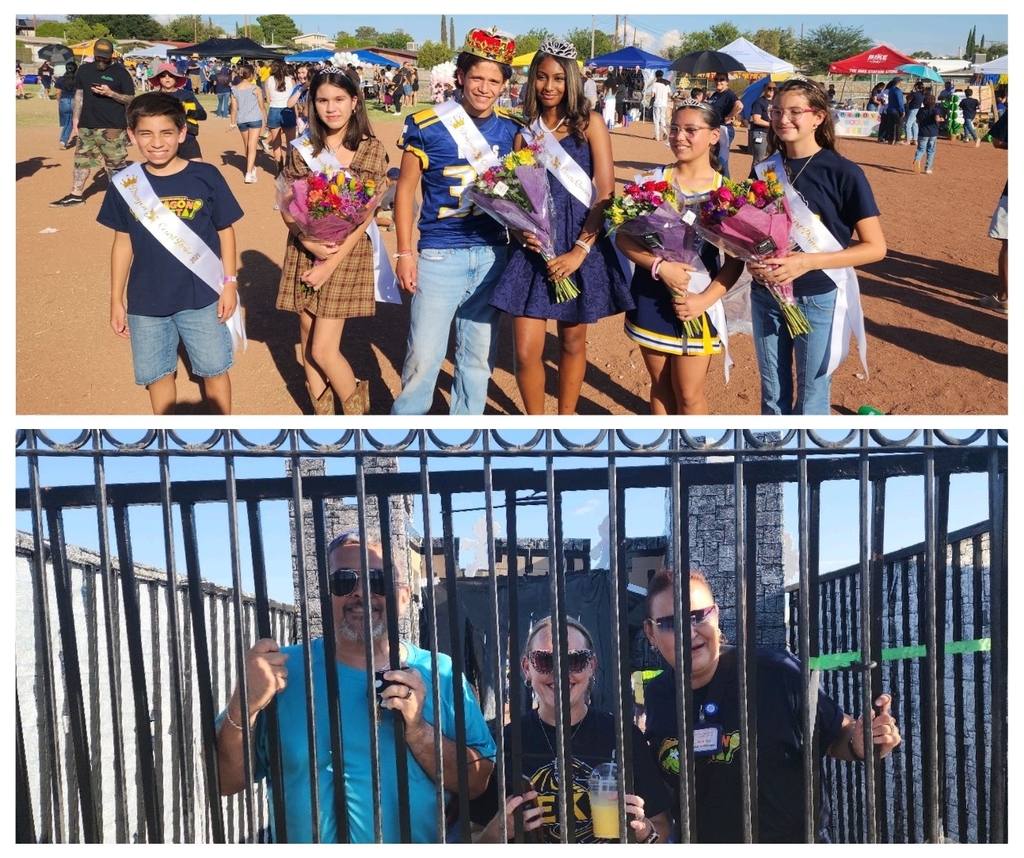 Photo collage of EKIS students and staff celebrating Dragon Fiesta.
