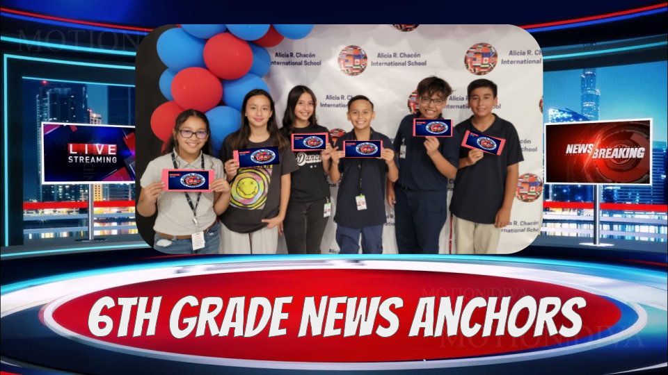 6th grade news anchors