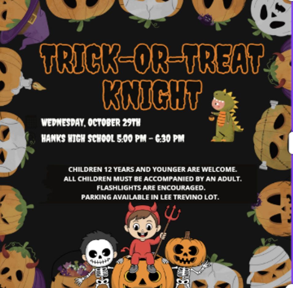 Trick or Treat Knight flyer