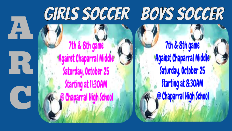 ARC Soccer Announcement