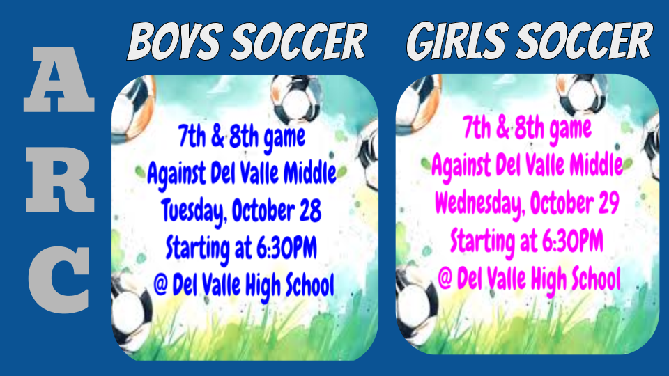 ARC Soccer Announcement