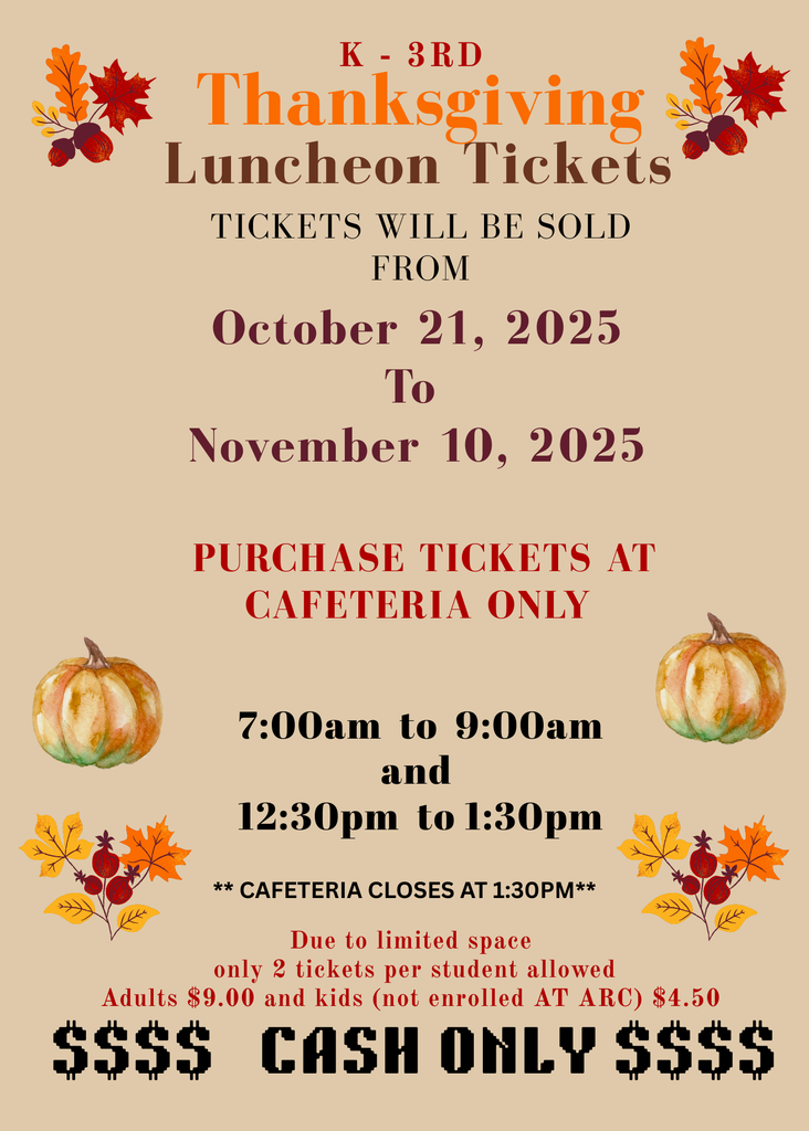 Thanksgiving Luncheon information
