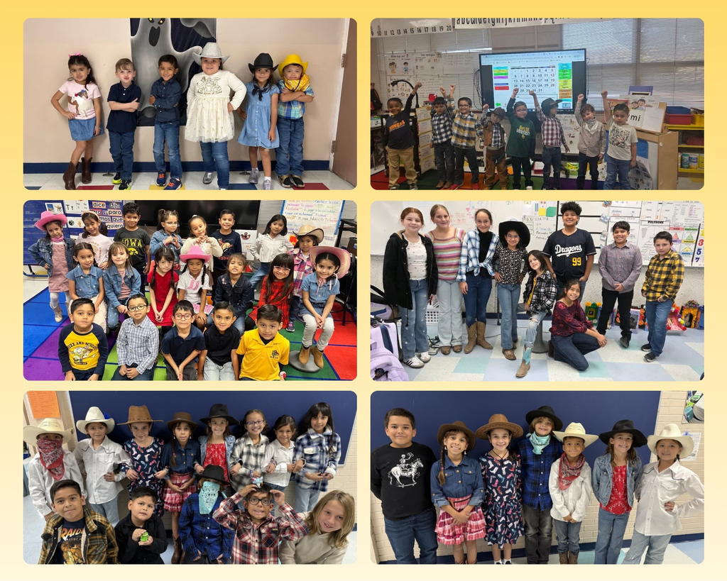 Photo collage of EKIS students celebrating during red ribbon week.