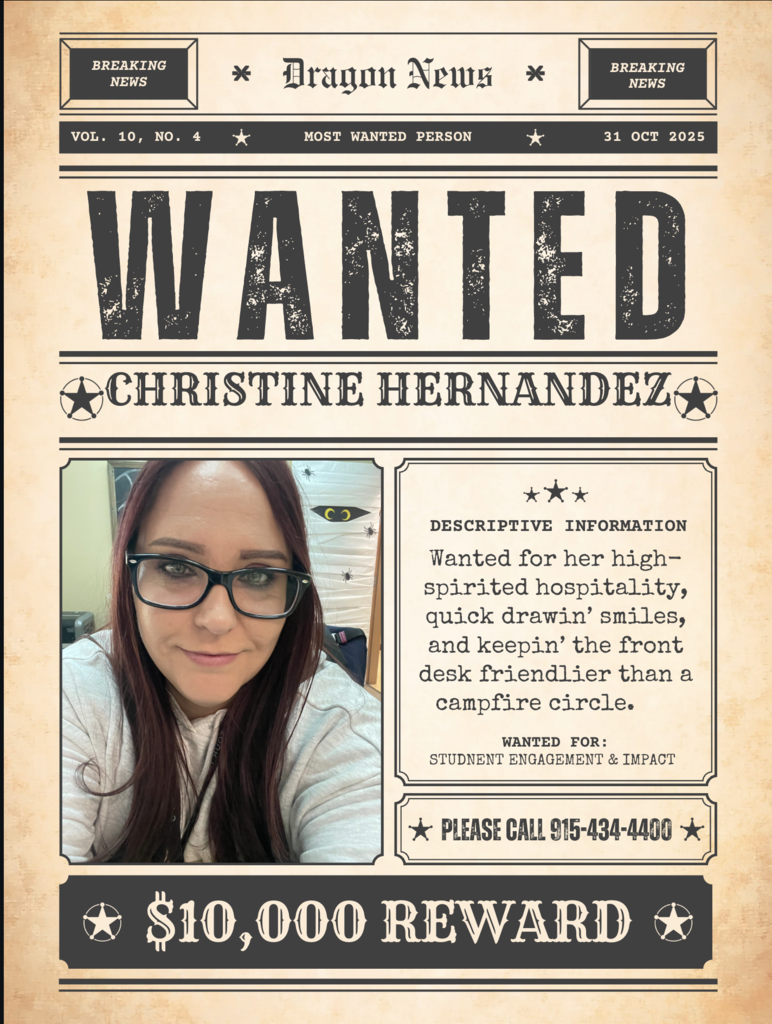 Photo of Christine for faculty of the month.