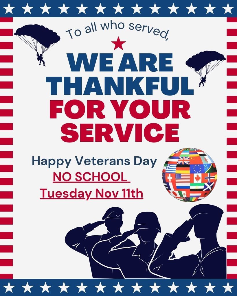 No School on Veterans Day