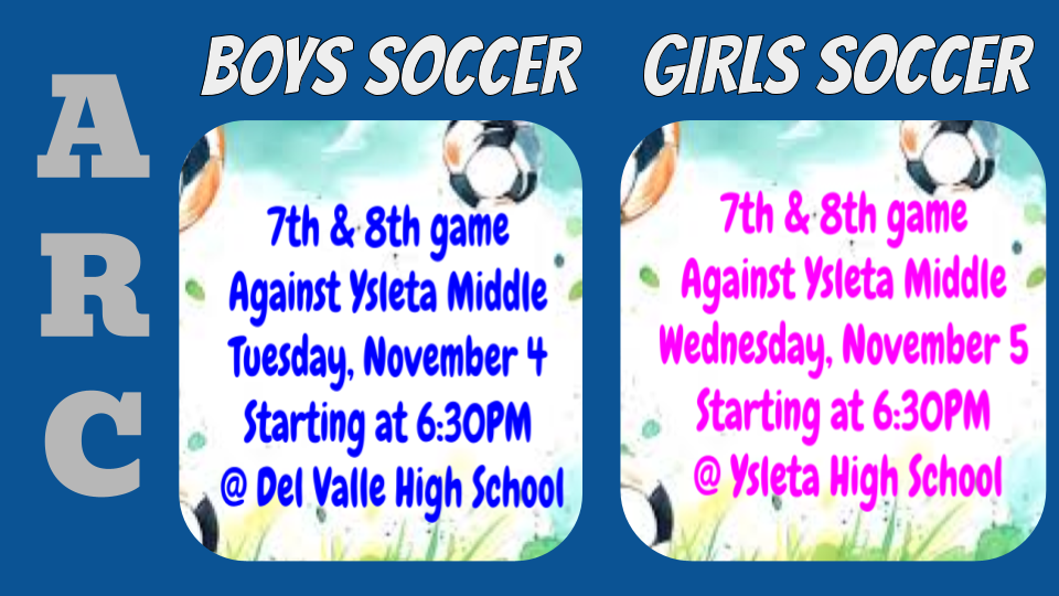 ARC Soccer Announcement