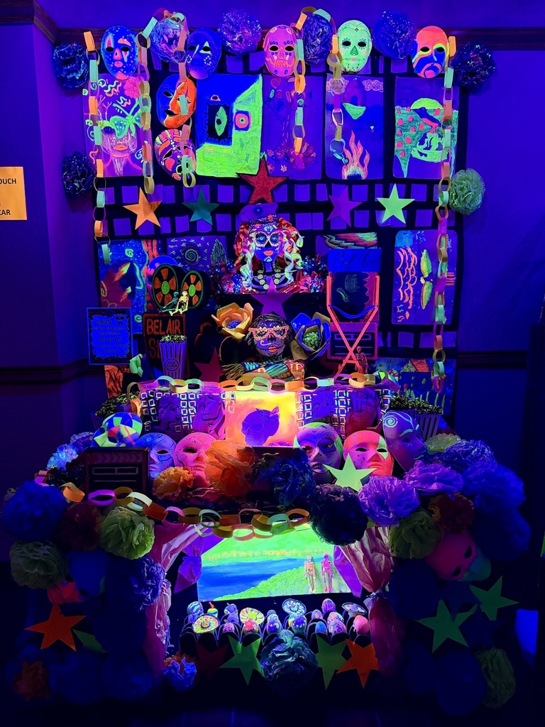Please help us congratulate our art students and art club members for working together on this year's Dia de Los Muertos Altar contest and doing an outstanding job winning 2nd place.