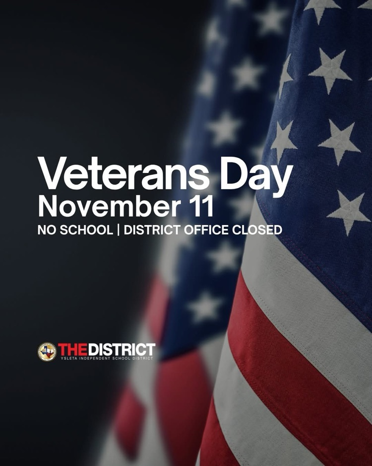 Veterans Day November 11th  No classes