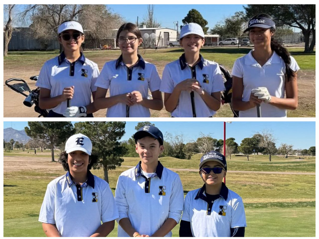 Photo of EKIS golf players at a tournament.