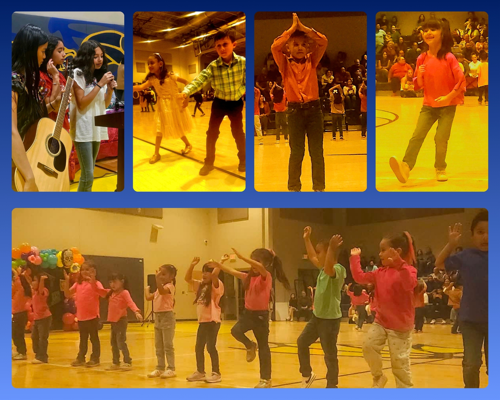 Photo collage of EKIS students celebrating Hispanidad.