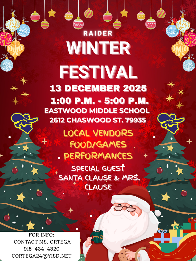 raider winter festival flyer