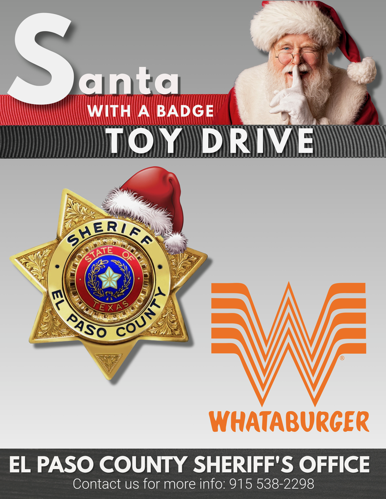 sheriff's office toy drive flyer