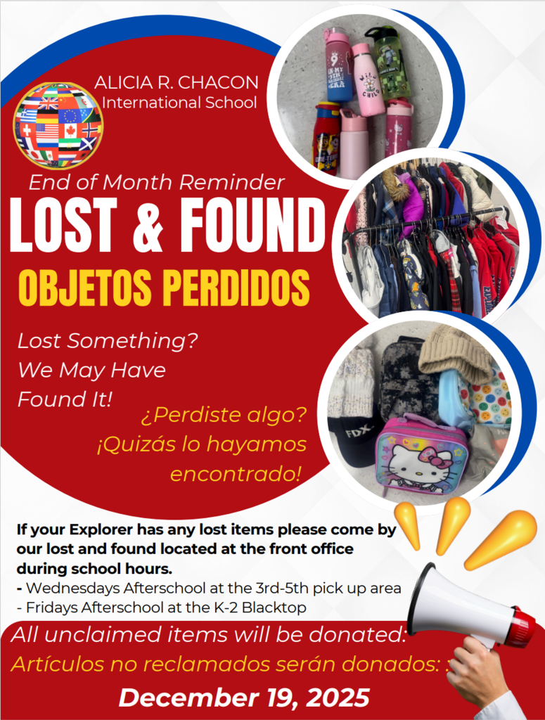 Lost and Found items notice
