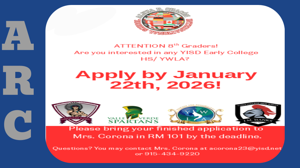 Early College application deadline