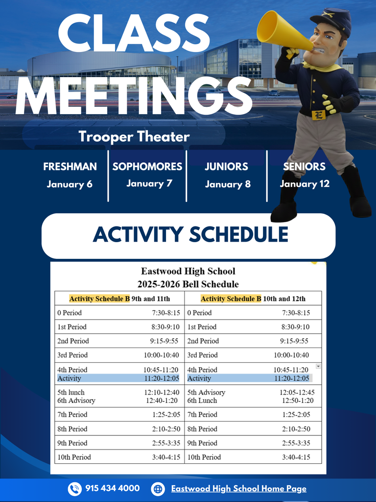 Class Meetings  January 2026