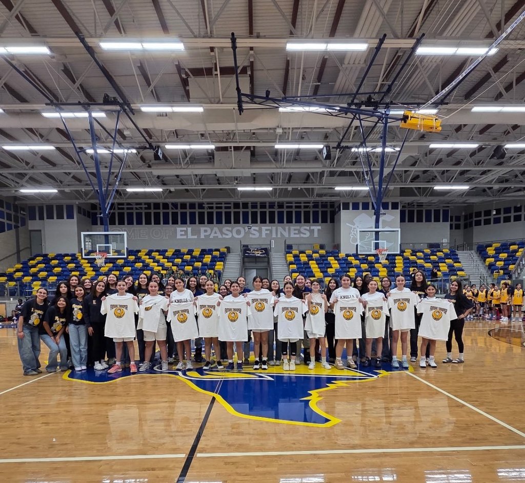 EKIS 7th-grade girls basketball team.