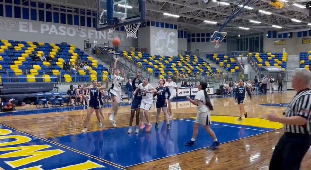 EKIS 7th-grade girls basketball team.