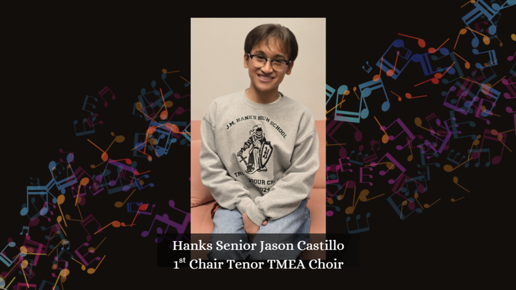 Jason Castillo 1st Chair Tenor TMEA Choir
