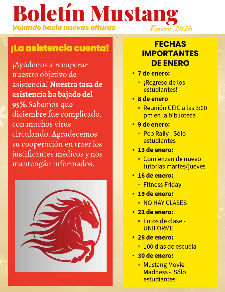 Mustang News Letter Spanish