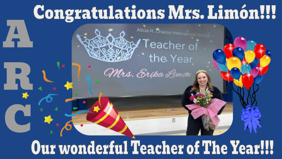 ARC Congratulates our Teacher of the Year!