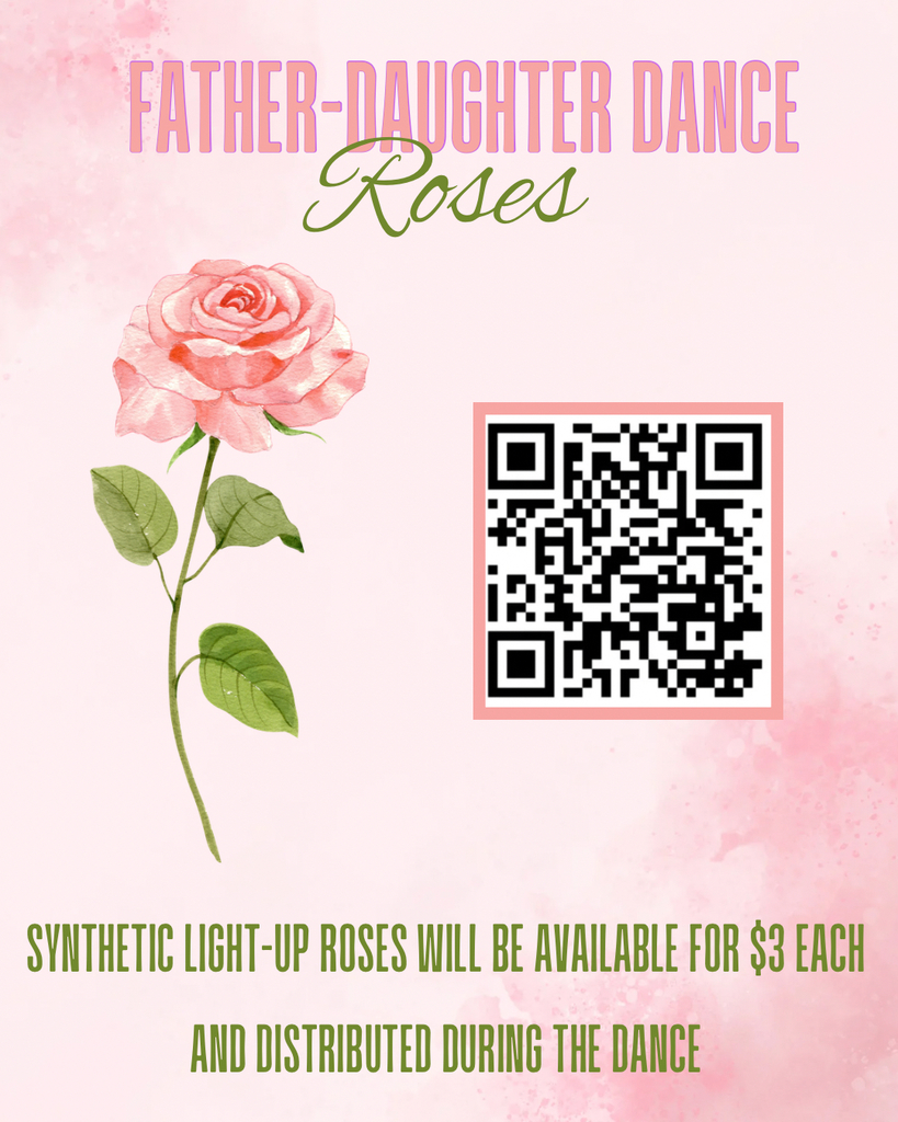 father daughter dance roses