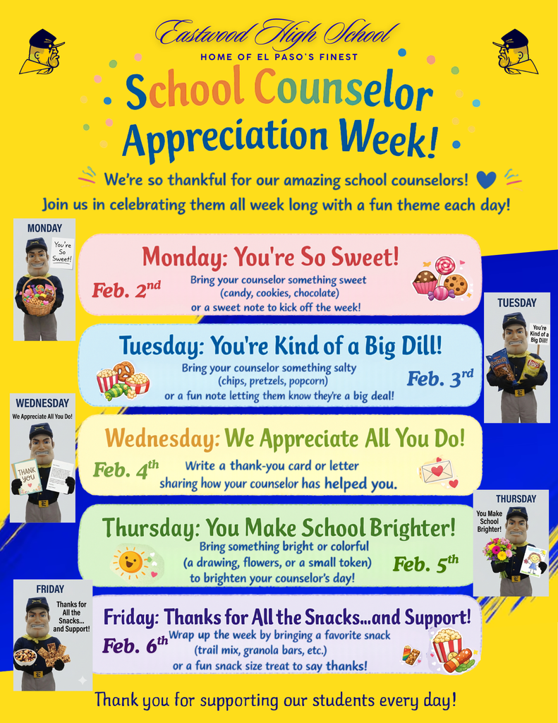 EHS Counselor Appreciation Week!
