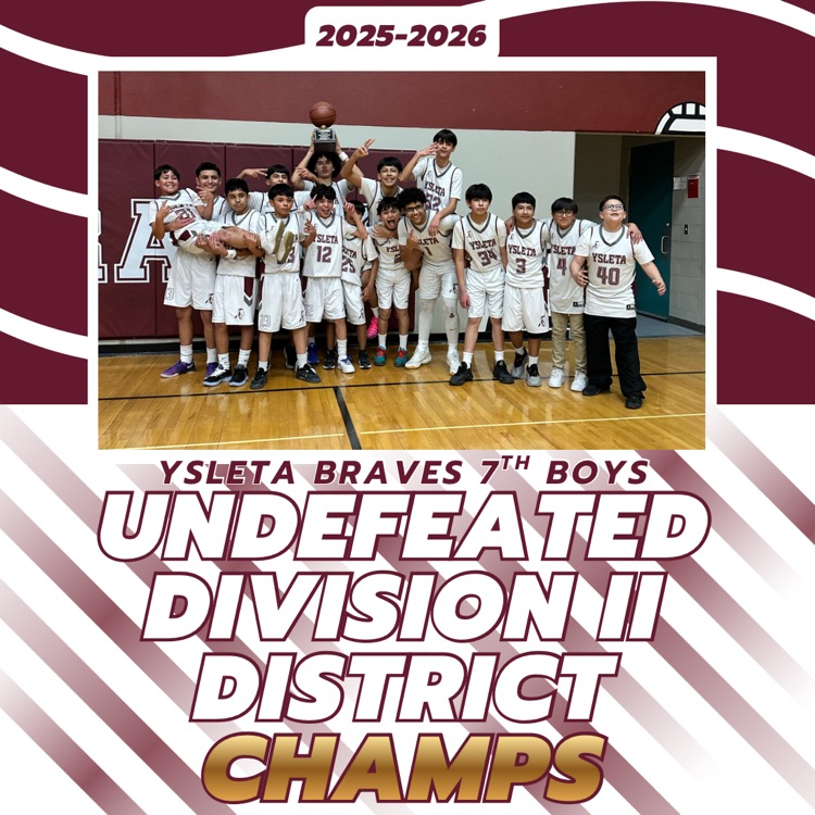 Ysleta Middle School’s 7th grade basketball team
